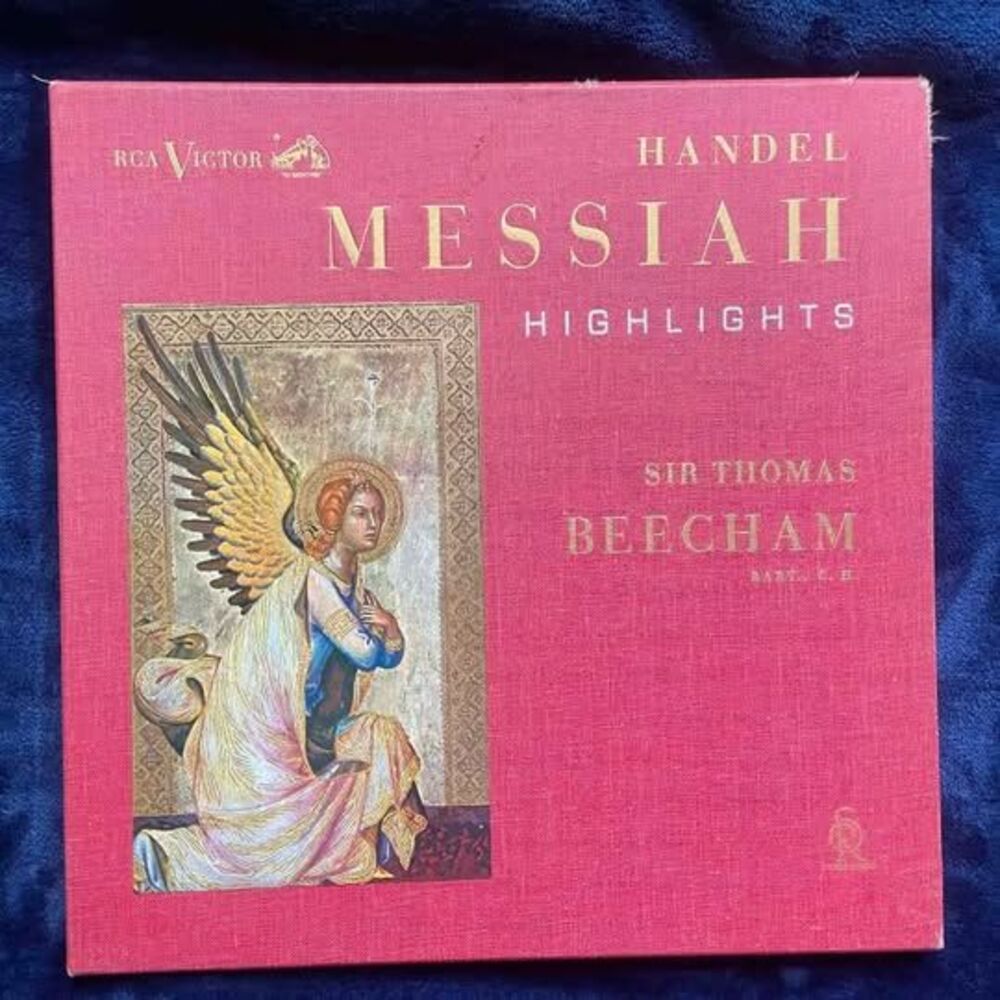 RCA Victor Handel Messiah Highlights Vinyl Record Set Sir Thomas Beecham